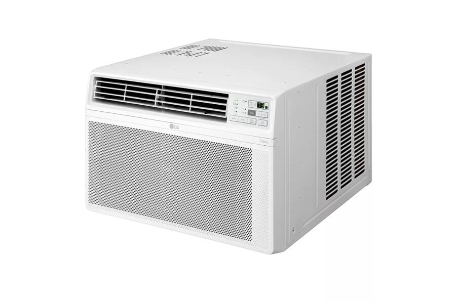Alt View 3. LG - LG 18,000 BTU 208/230V, 15AMP ELECTRONIC SMART WAC W/REMOTE - WHITE.