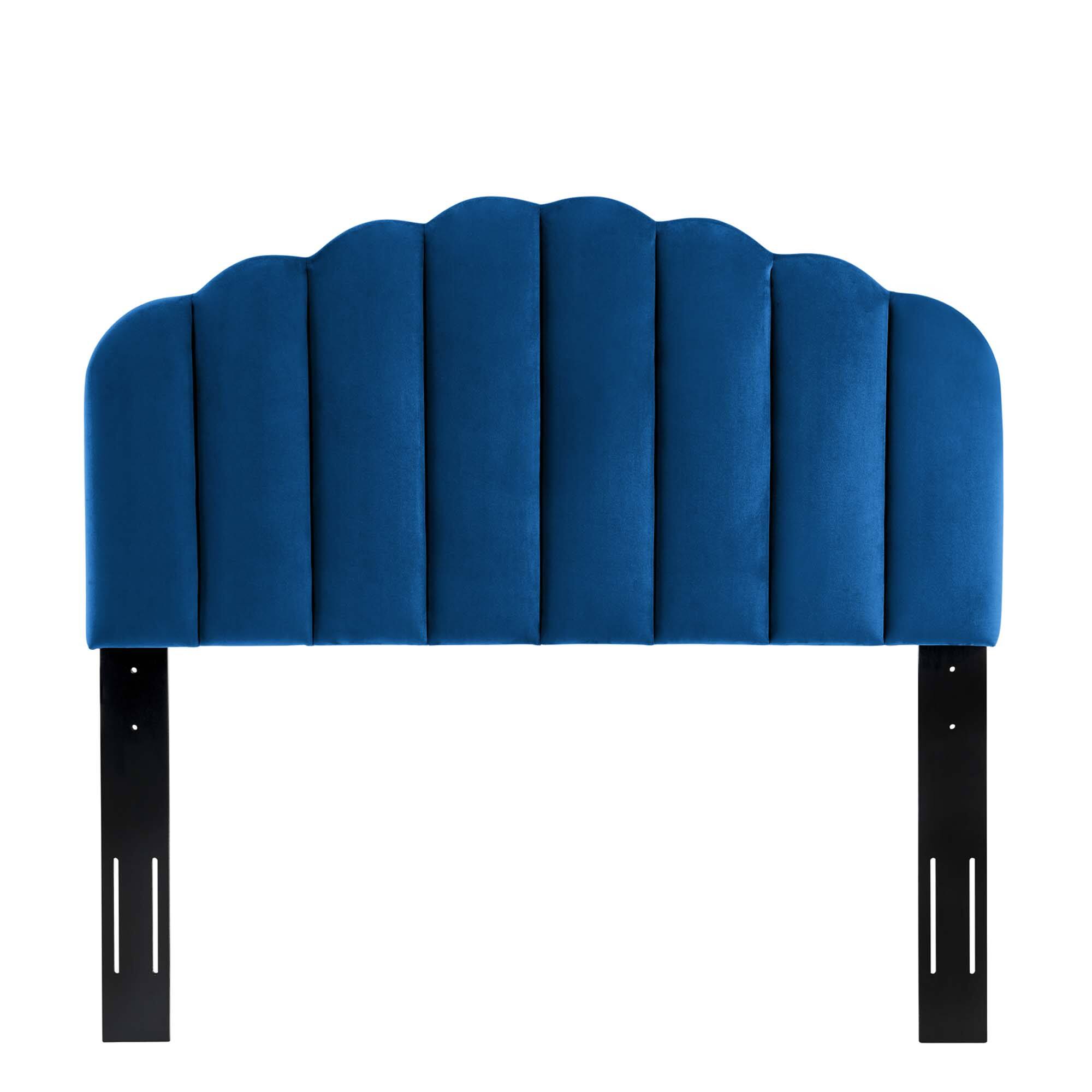 Alt View 1. Modway - Veronique Performance Velvet Full/Queen Headboard by Modway - Blue.