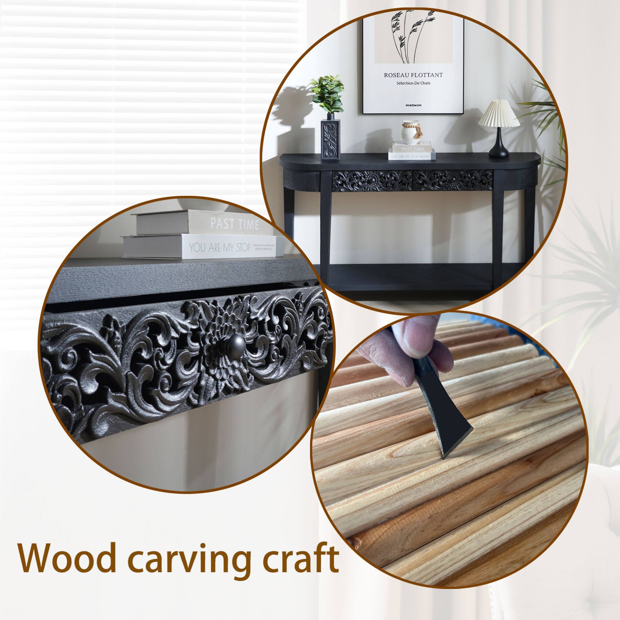 ROSEAU FLOTTANT  
Selection de Chats  

PAST TIME  
YOU ARE MY STOP  

Wood carving craft