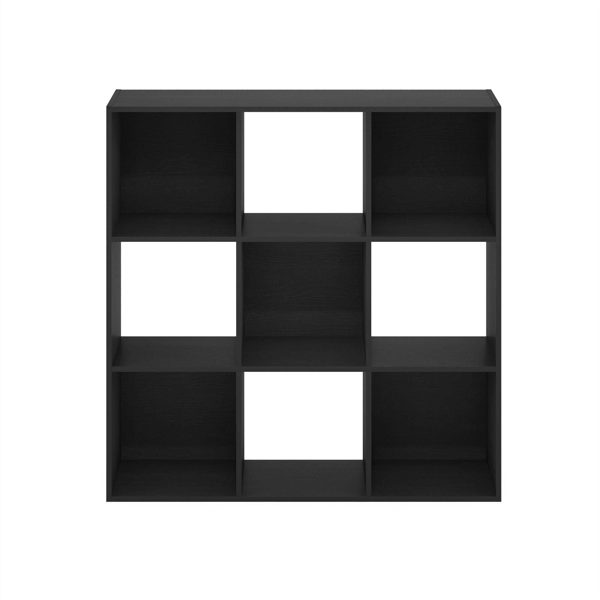 Alt View 2. Furinno - Pelli Cubic Multipurpose Clothing & Closet Storage Organizer Shelf, 9-Cube - Americano.