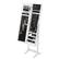 Alt View 16. Costway - Mirrored Jewelry Cabinet Mirror Organizer Storage Ring Stand - White.