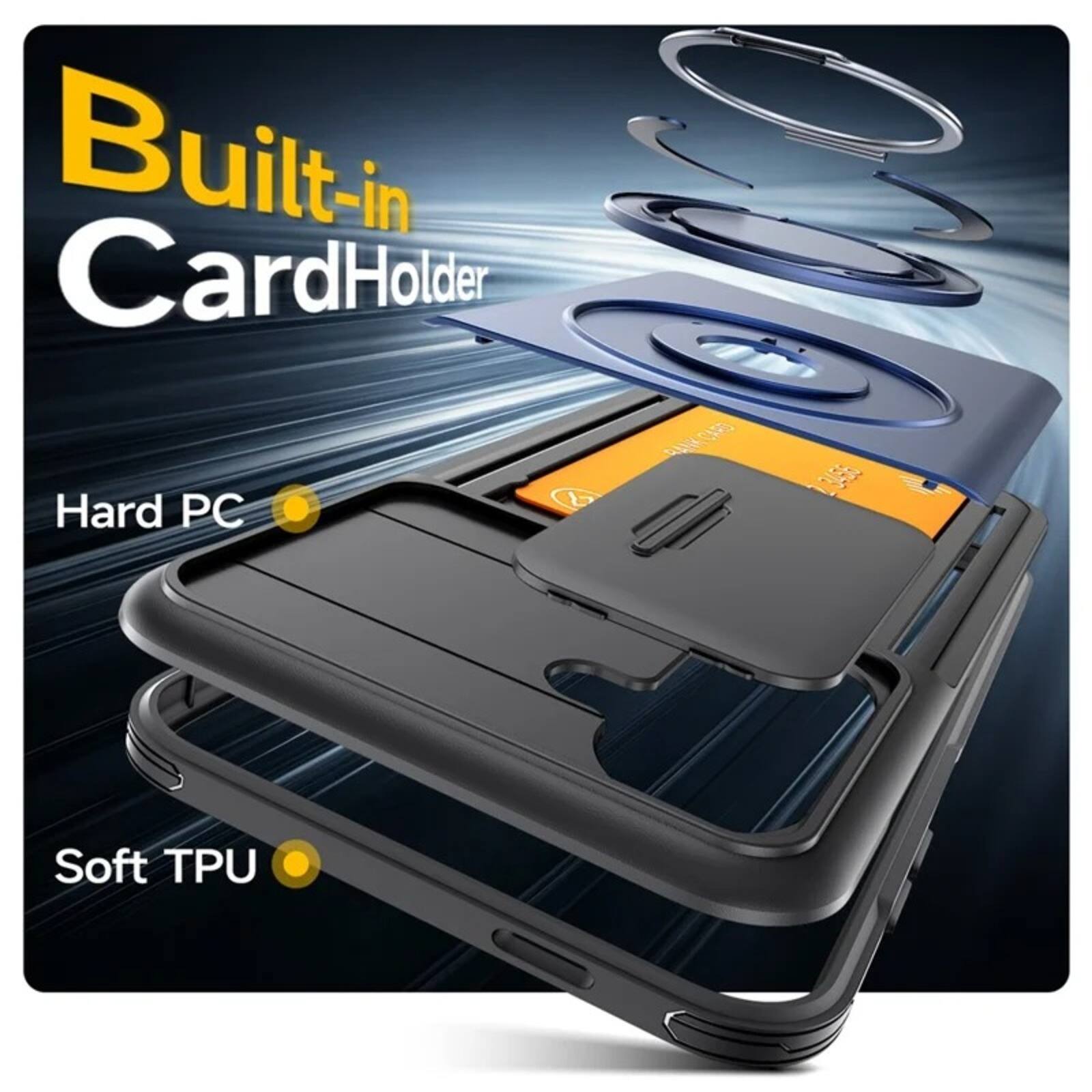 Built-in CardHolder  
Hard PC  
Soft TPU