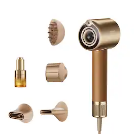 Dreame - Miracle Pro Hair Dryer, Red Light Scalp Cares, Atomizing Essence Nourishment, Auto Heat and Airflow Regulation - Gold