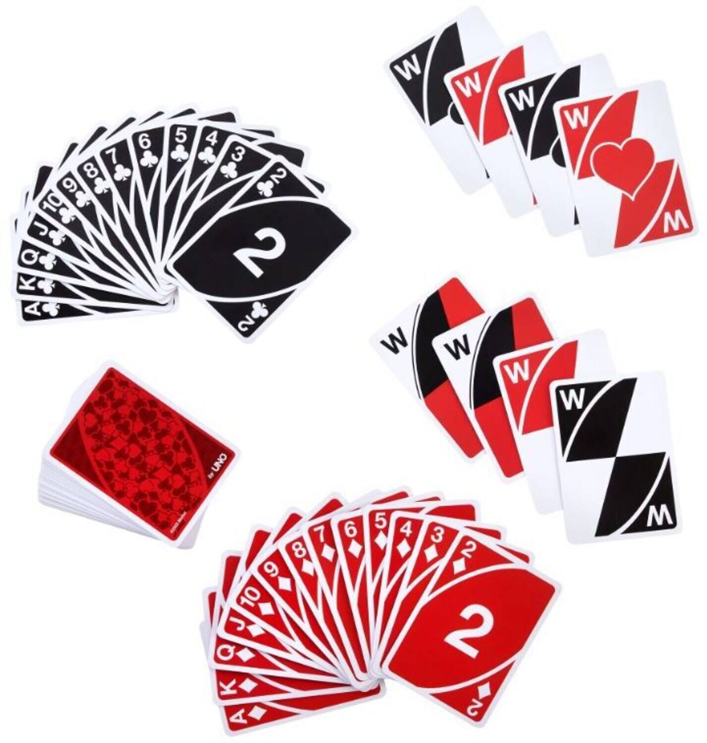 Alt View 1. Mattel - Mattel Games - Wild Twists Playing Cards By UNO   - GAMES (MISC) - Multicolor.