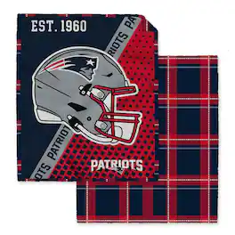Pegasus - 60" x 80" Gradient Helmet Double-Sided Plaid Sherpa Blanket - Multicolor