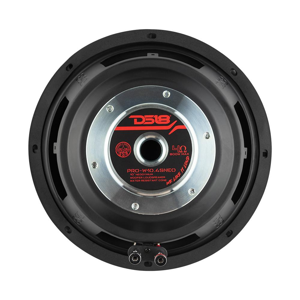 D518  
42 USA BOOM MAX PRO-W10.4SNEO 10" NEODYMIUM WOOFER WATER RESISTANT LOUDSPEAKER CONE WE LIKE IT
