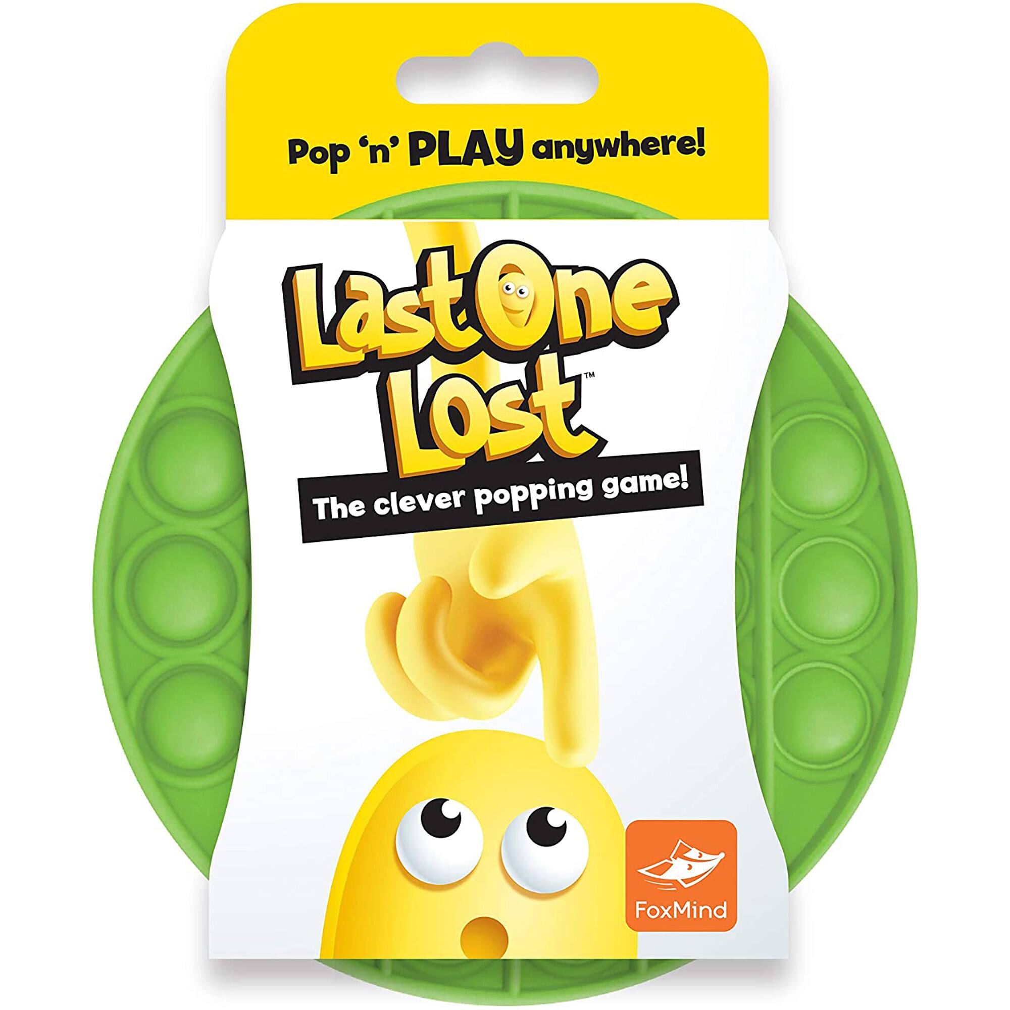 Pop 'n' Play anywhere! Last One Lost game! The clever popping FoxMind game!