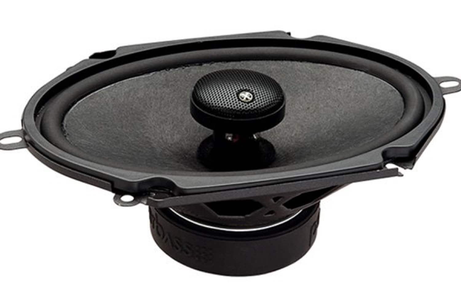 Front. Powerbass - 2XL Series 6x8in. 2-Way XTREME Coaxial Speaker with Hybrid 4 Layer Paper or Wool Blend Woofer Cone - black.