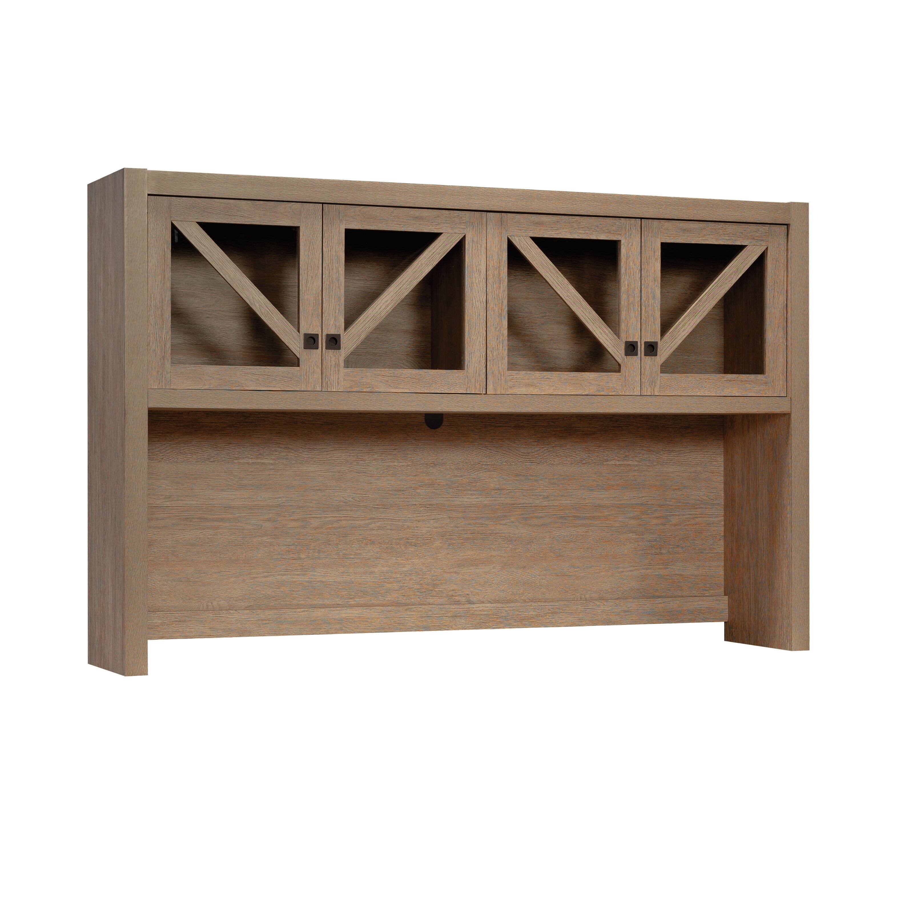 Front. Sauder - Dixon City Large Hutch - Brushed Oak.