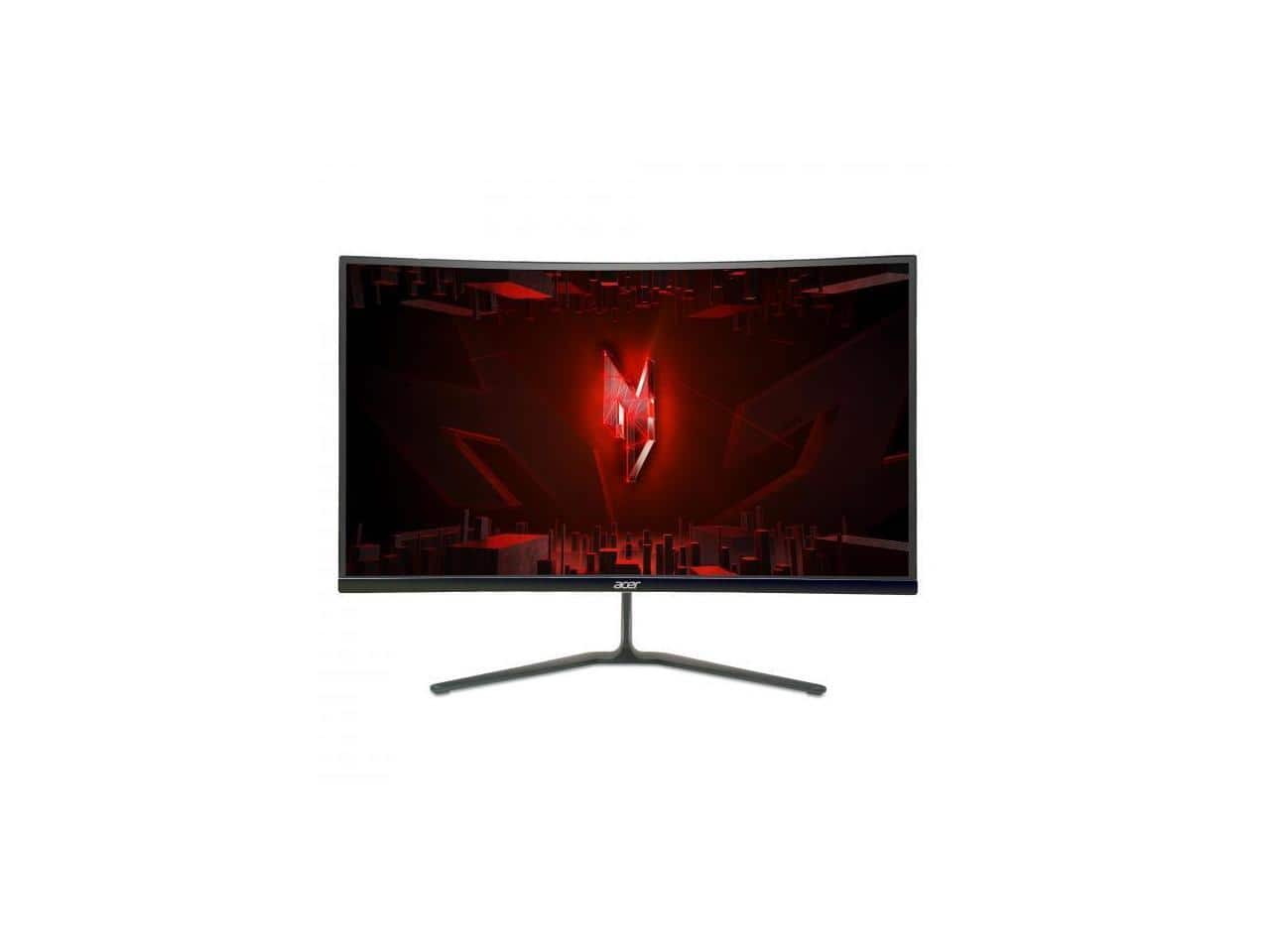 Front. Acer - Acer Nitro 27" WQHD 300Hz Curved Gaming Monitor with AMD FreeSync, 1ms, HDR10, 99% sRGB - Black.