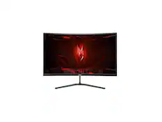 Front. Acer - Acer Nitro 27" WQHD 300Hz Curved Gaming Monitor with AMD FreeSync, 1ms, HDR10, 99% sRGB - Black.