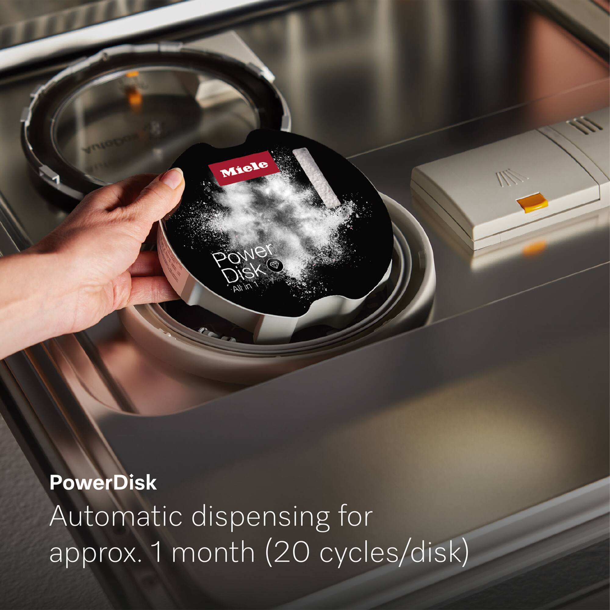 Miele PowerDisk in 1 Alin1 All PowerDisk Automatic dispensing for approx. 1 month (20 cycles/disk)