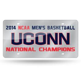 Rico Industries - University of Connecticut 2014 Huskies Mens Basketball National Champions Laser License Plate - Multi