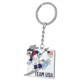 Honav - Team USA Bugs Bunny Keychain - White