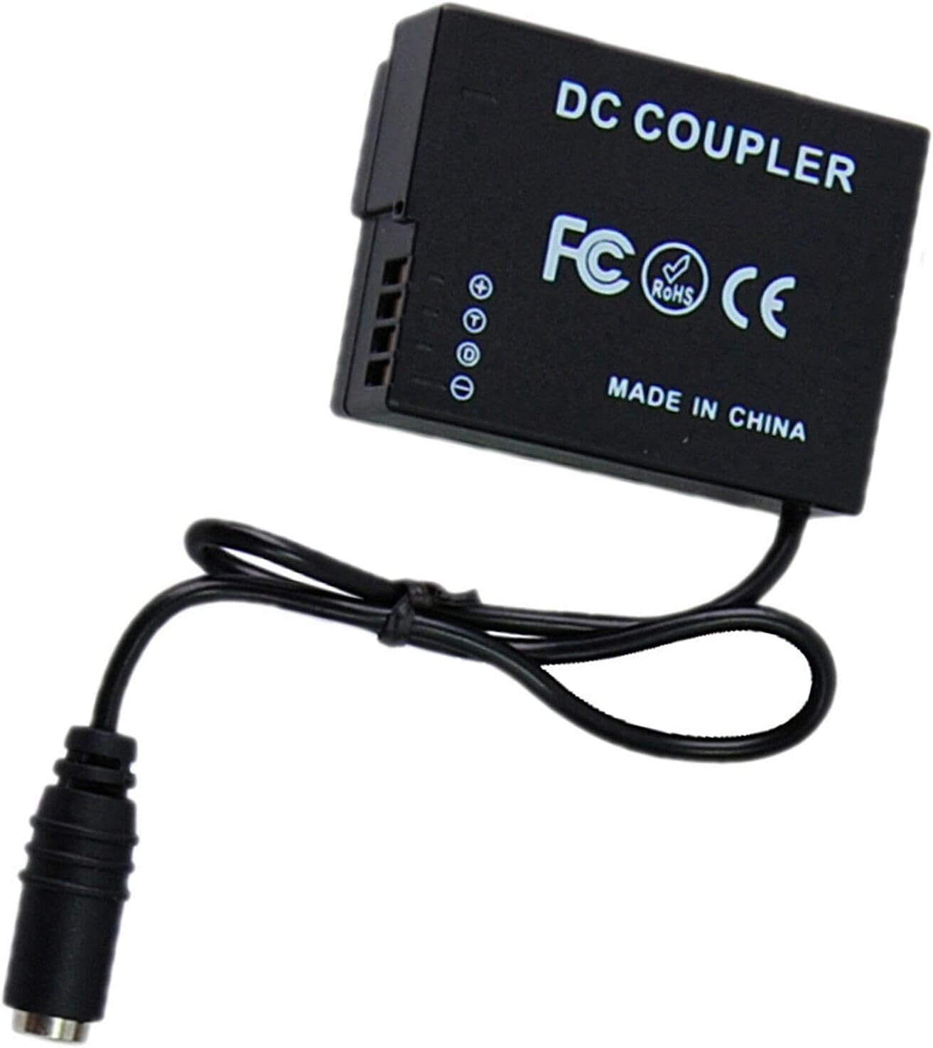 HQRP AC Adapter for Panasonic Lumix DMC G7 DMC G70 DMC FZ200 DMC