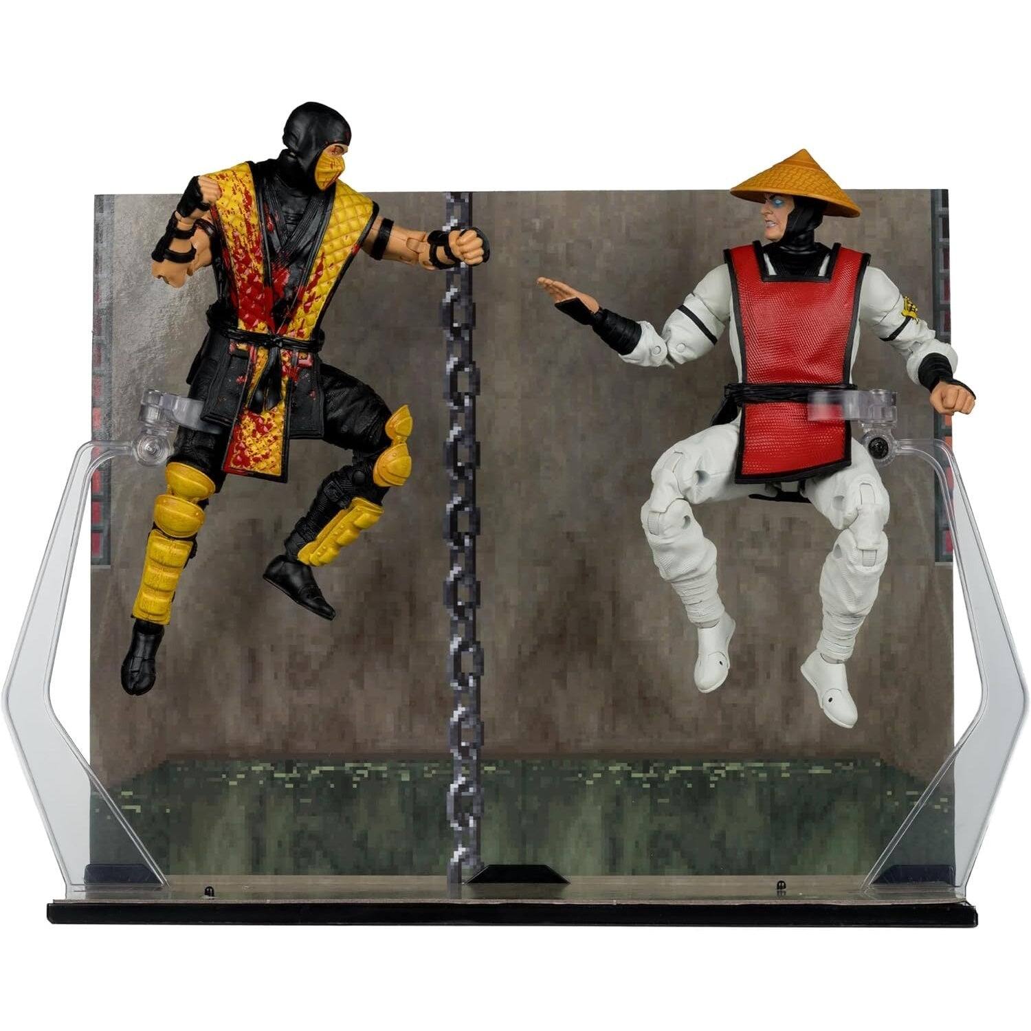 Alt View 1. McFarlane Toys - McFarlane Toys: Mortal Kombat Klassic: Scorpion vs Raiden - 7" Figure.