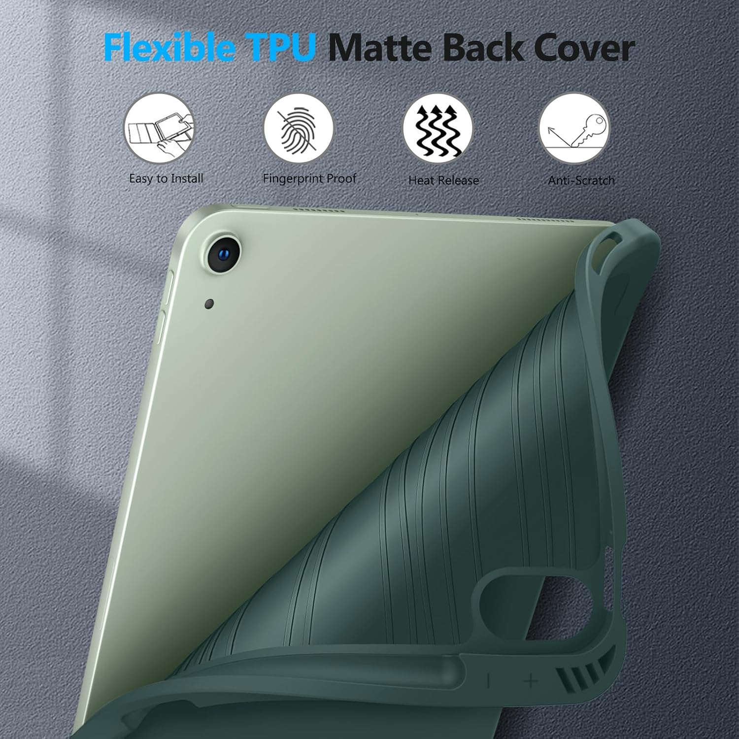 Flexible TPU Matte Back Cover

- Easy to Install
- Fingerprint Proof
- Heat Release
- Anti-Scratch