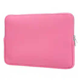 Unique Bargains - Laptop Case - Polyester Computer Sleeve Carrying Bag, Waterproof Protective Cover for 14" Notebook - Pink