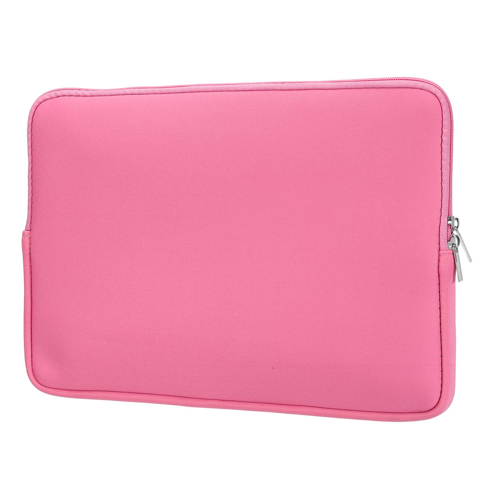 Front. Unique Bargains - Laptop Case - Polyester Computer Sleeve Carrying Bag, Waterproof Protective Cover for 14" Notebook - Pink.