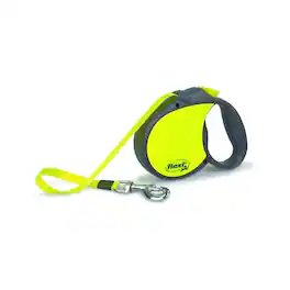 FLEXI - Retractable Plastic Dog Leash Large - Neon Yellow