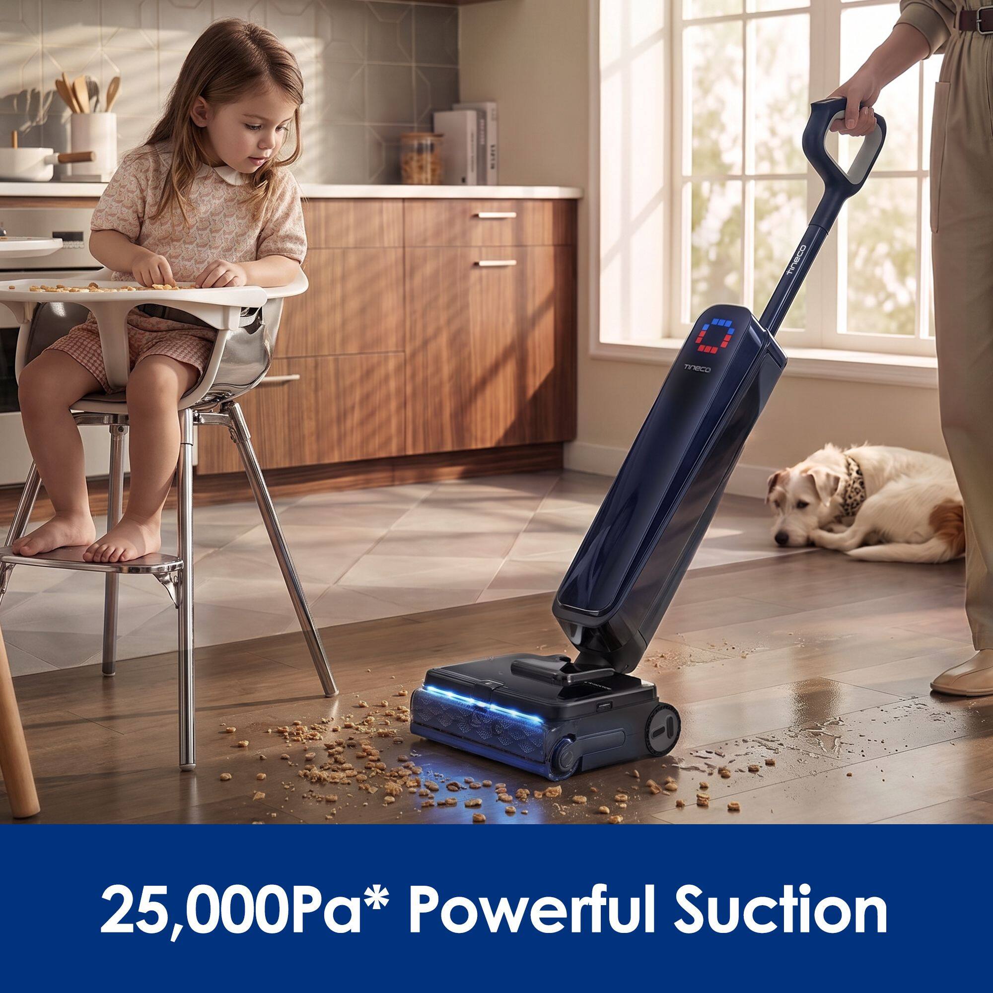 25,000Pa* Powerful Suction