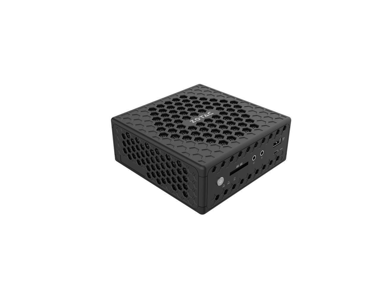 Alt View 5. ZOTAC - ZOTAC ZBOX CI337 NANO Fanless Mini PC, Intel N100, UHD Graphics, HDMI/DP, Barebones (No RAM/SSD/OS).