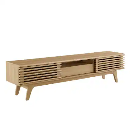 Front. Modway - Render 70" TV Stand by Modway - Oak.