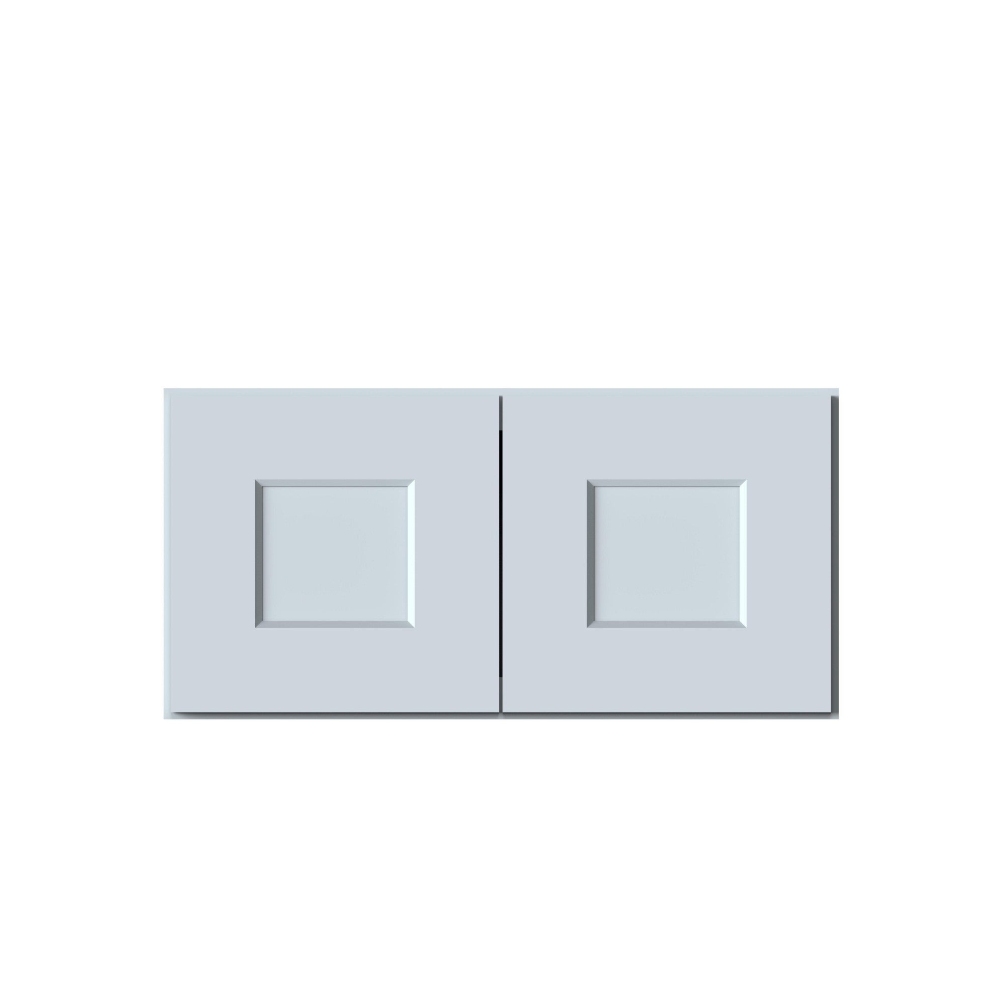 Front. Boyel Living - 24in.W x12in.D x12in.H WALL CABINET Fully assembled Cabinet With Two HDF Doors - Gray.