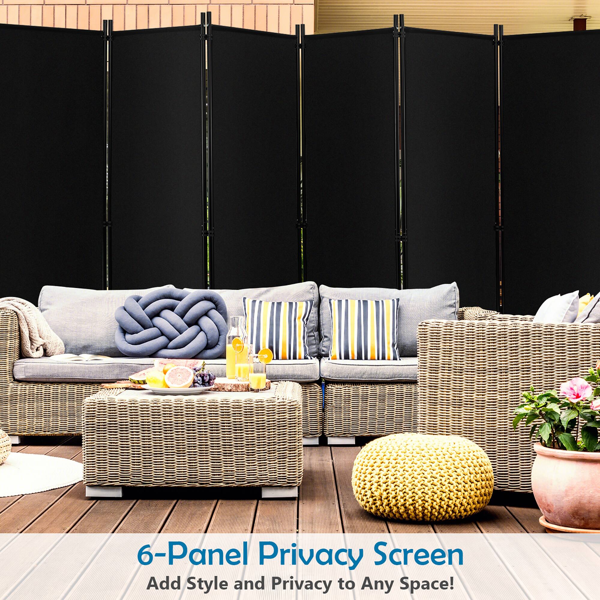 6-Panel Privacy Screen  
Add Style and Privacy to Any Space!