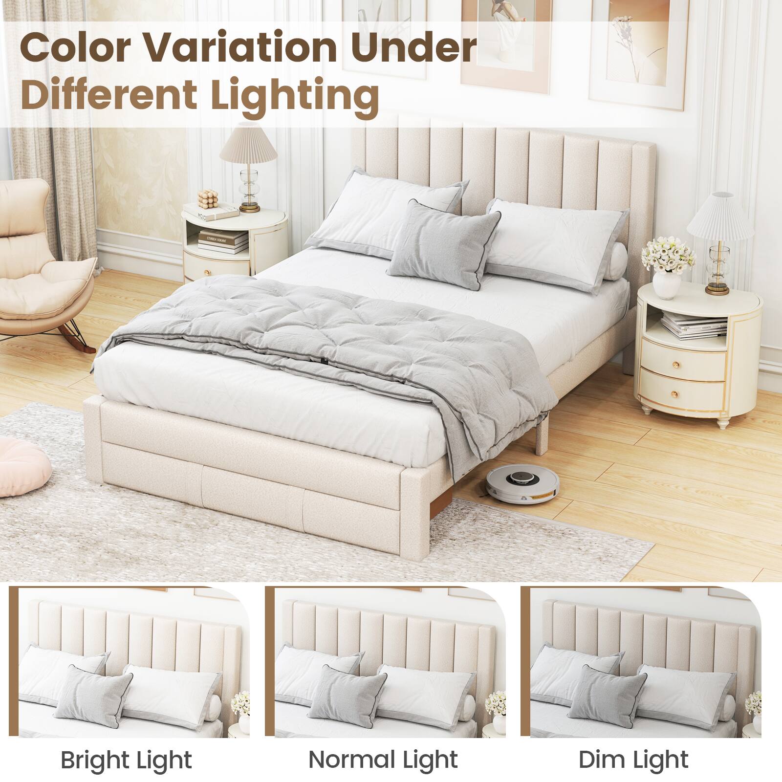 Color Variation Under Different Lighting

Bright Light

Normal Light

Dim Light