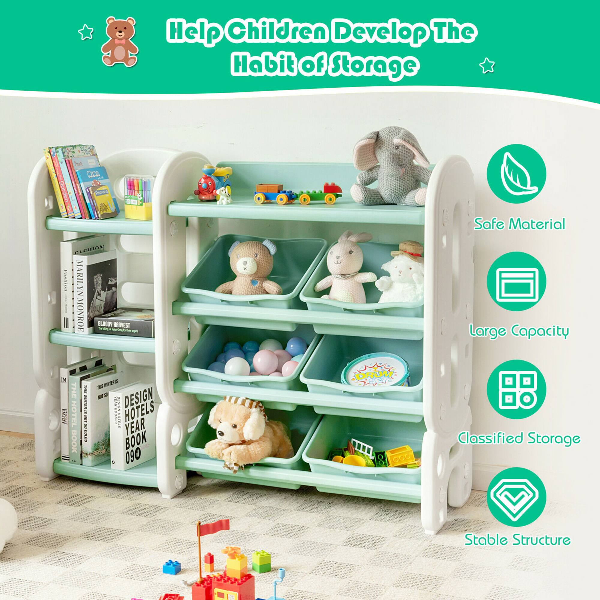 Help Children Develop The Habit of Storage

- Safe Material
- Large Capacity
- Classified Storage
- Stable Structure