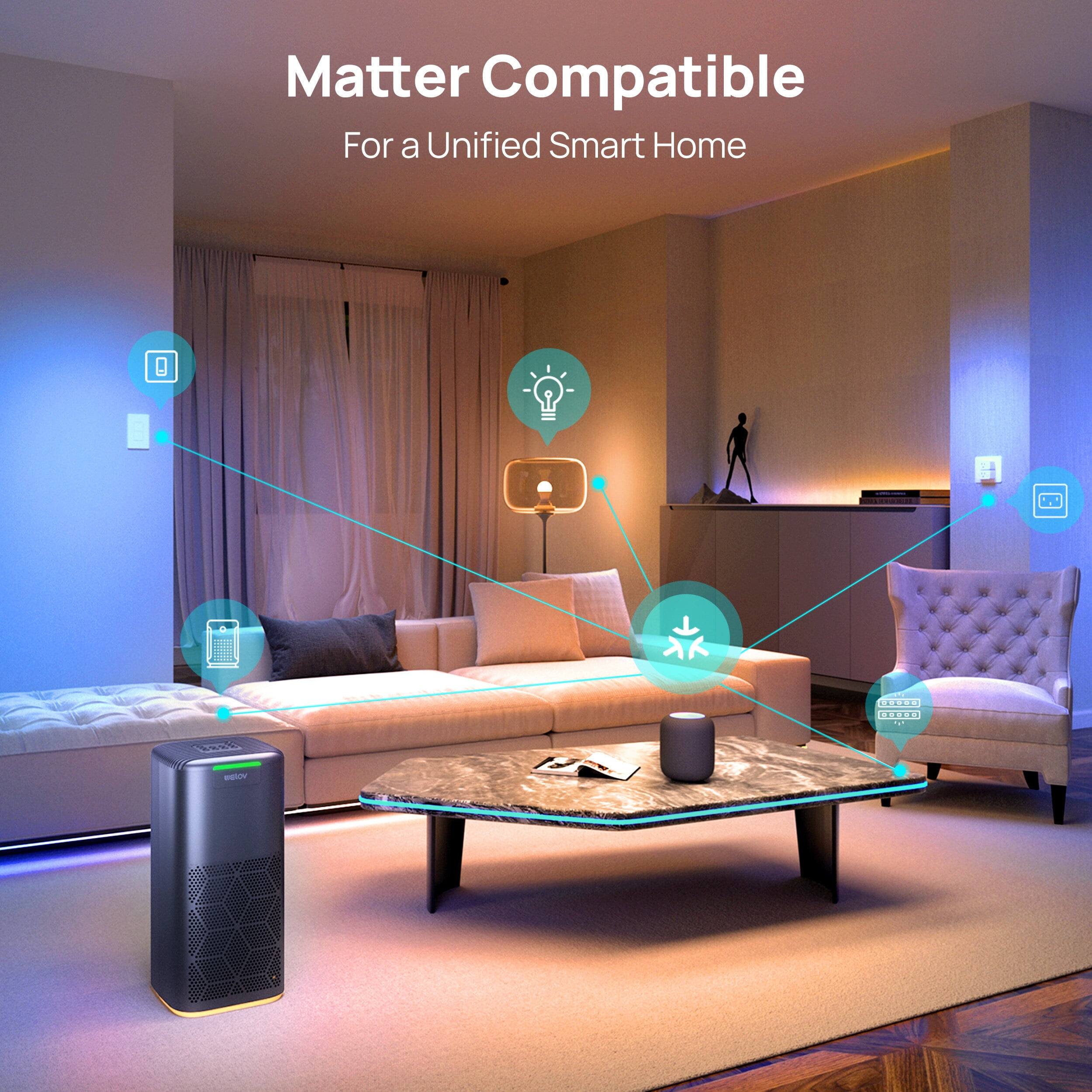 Matter Compatible  
For a Unified Smart Home