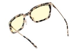 GUNNAR - Womens Computer Glasses - Kaia, Cream/Marble, Amber Lens - Blue Light Blocking, Releive Dry Eye, Anti Glare - Cream Marble