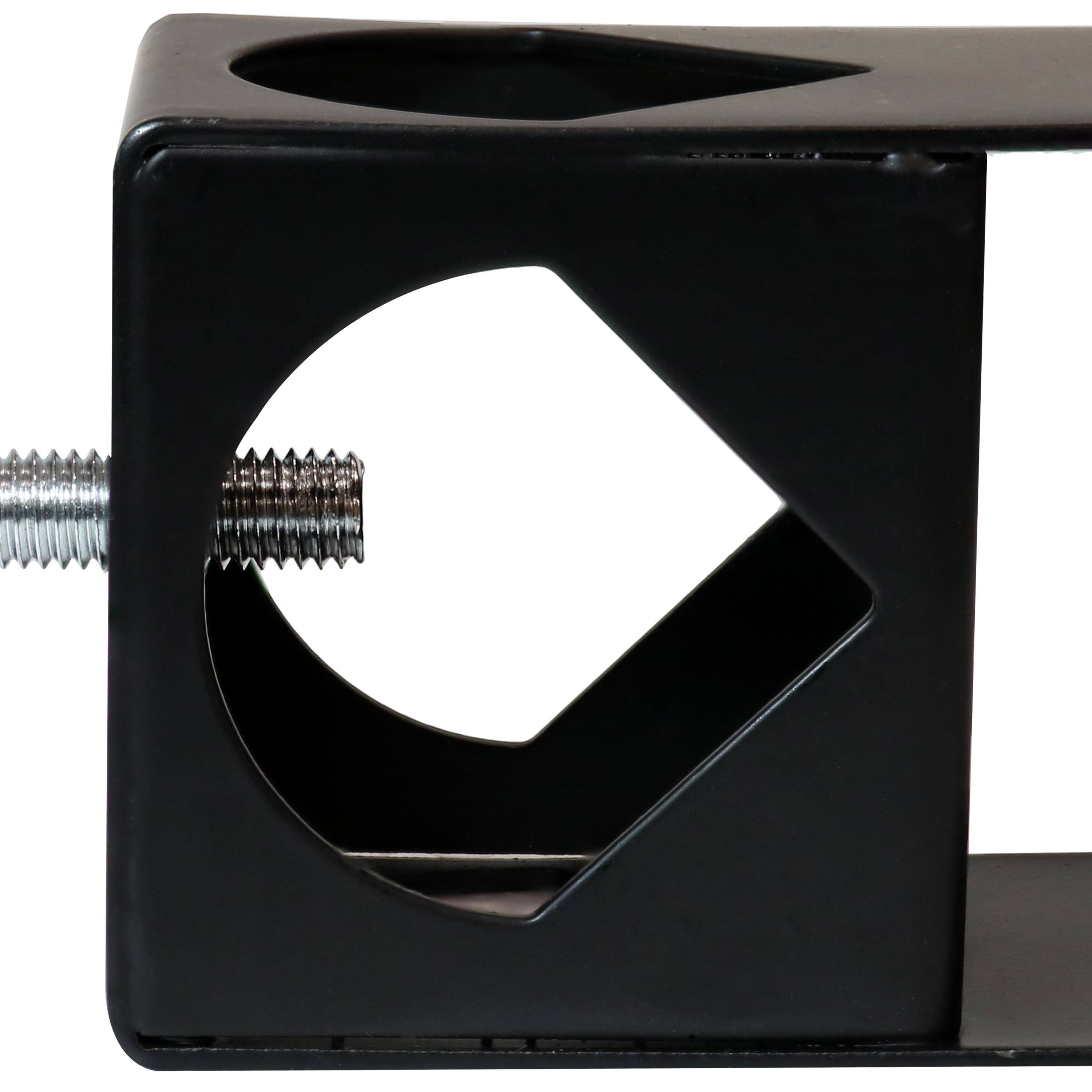 Alt View 5. Sunnydaze - Outdoor Torch Deck Clamp Holder - Black.