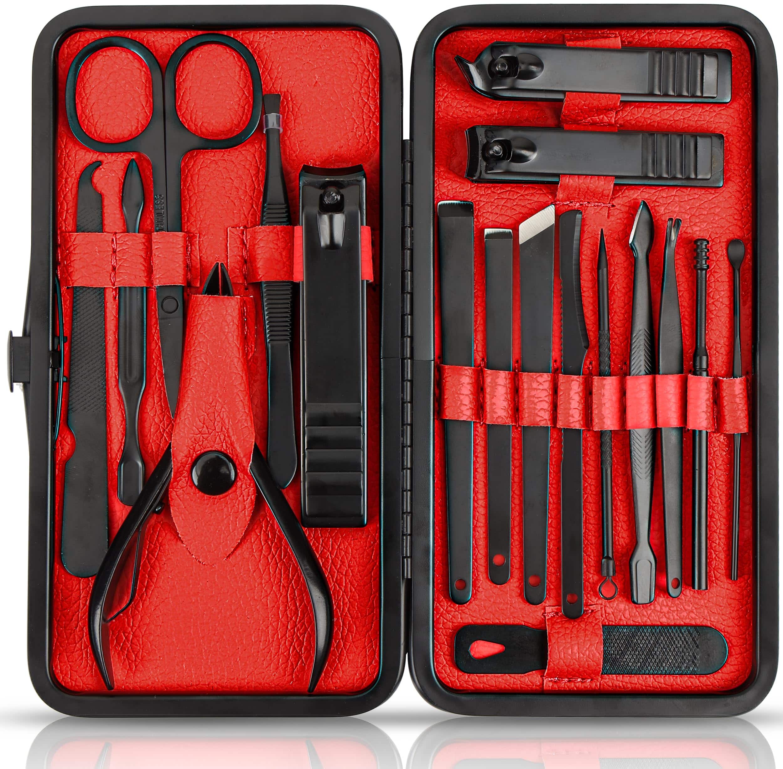 PARKER SLATER - Nail Set Professional Drill UV Light Portable Clippers Ideal Gift look kempt every time, valuable addition your