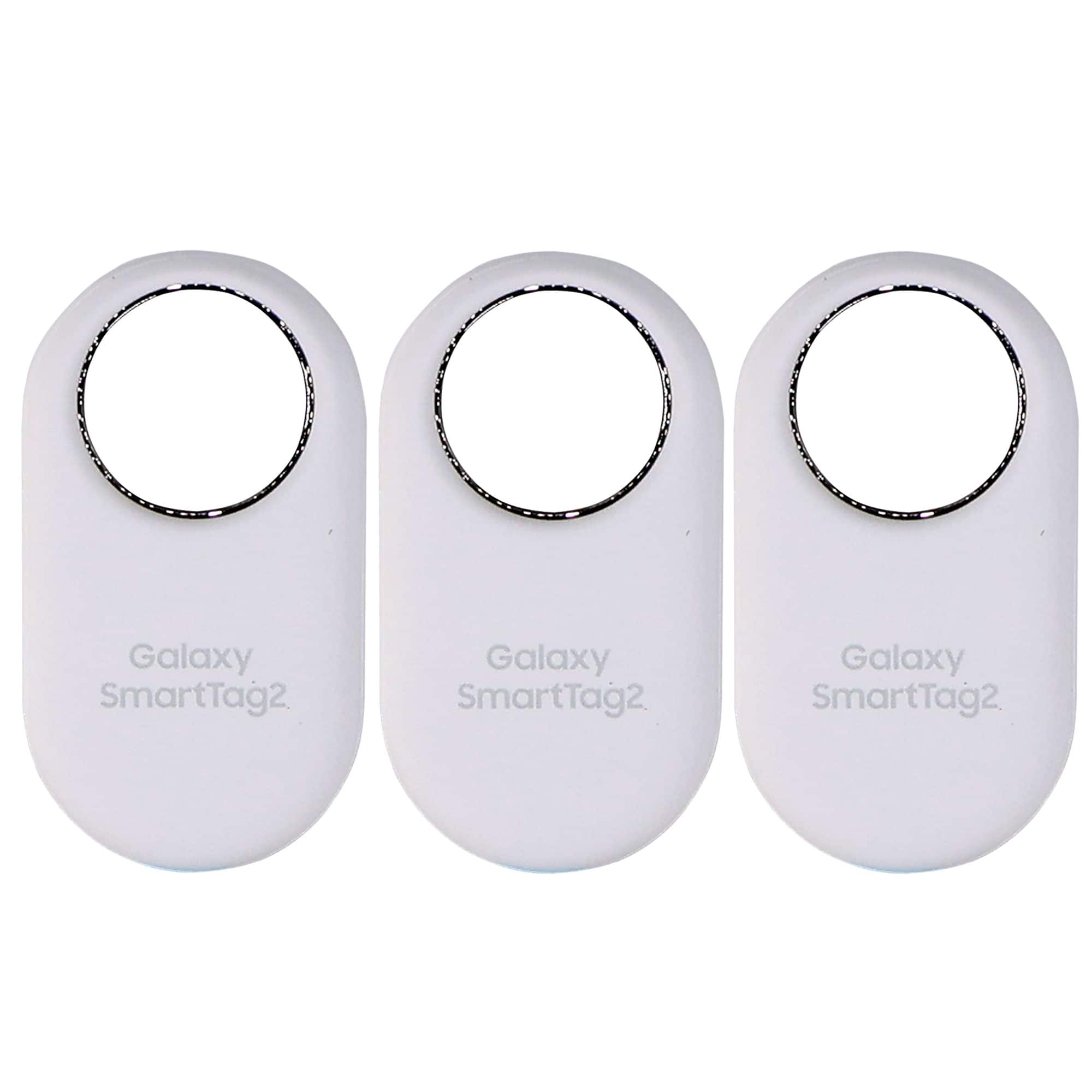 3x Samsung SmartTag2 Bluetooth + UWB, IP67 Water and Dust Resistant - White