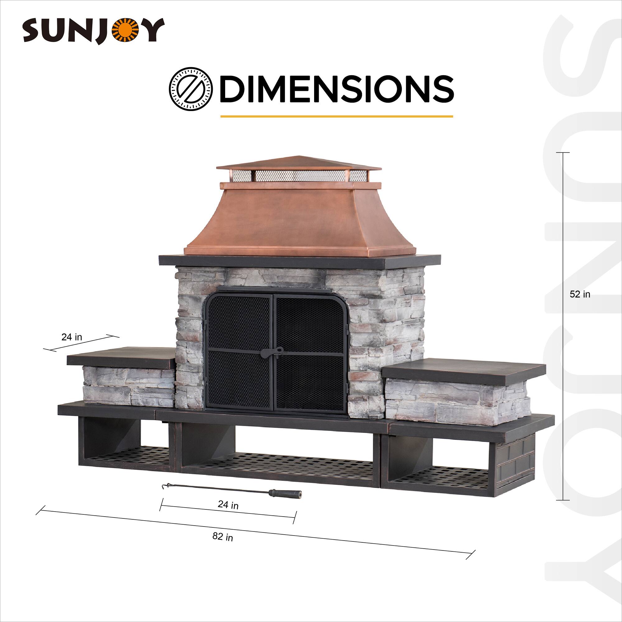 SUNJOY DIMENSIONS  
52 in  
24 in  
82 in  
24 in
