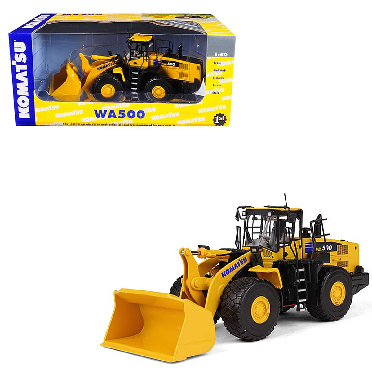 Komatsu WA500-7 Wheel Loader 1/50 Diecast Model by First Gear price history on PriceWatchPro