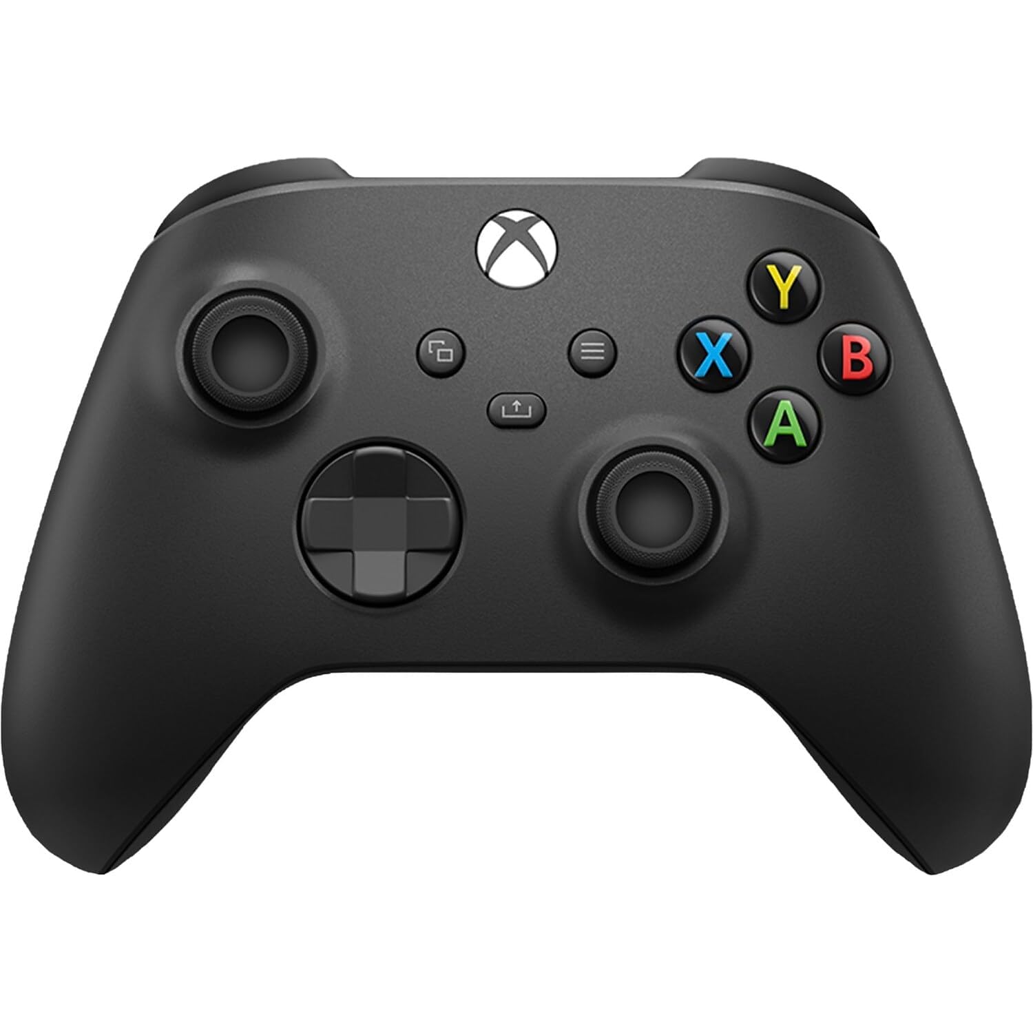 Alt View 1. Microsoft - Microsoft Xbox Core Wireless Controller 2-Pack Bundle - Carbon Black - Xbox Series X|S, Xbox One, and Windows Devices - Carbon Black.