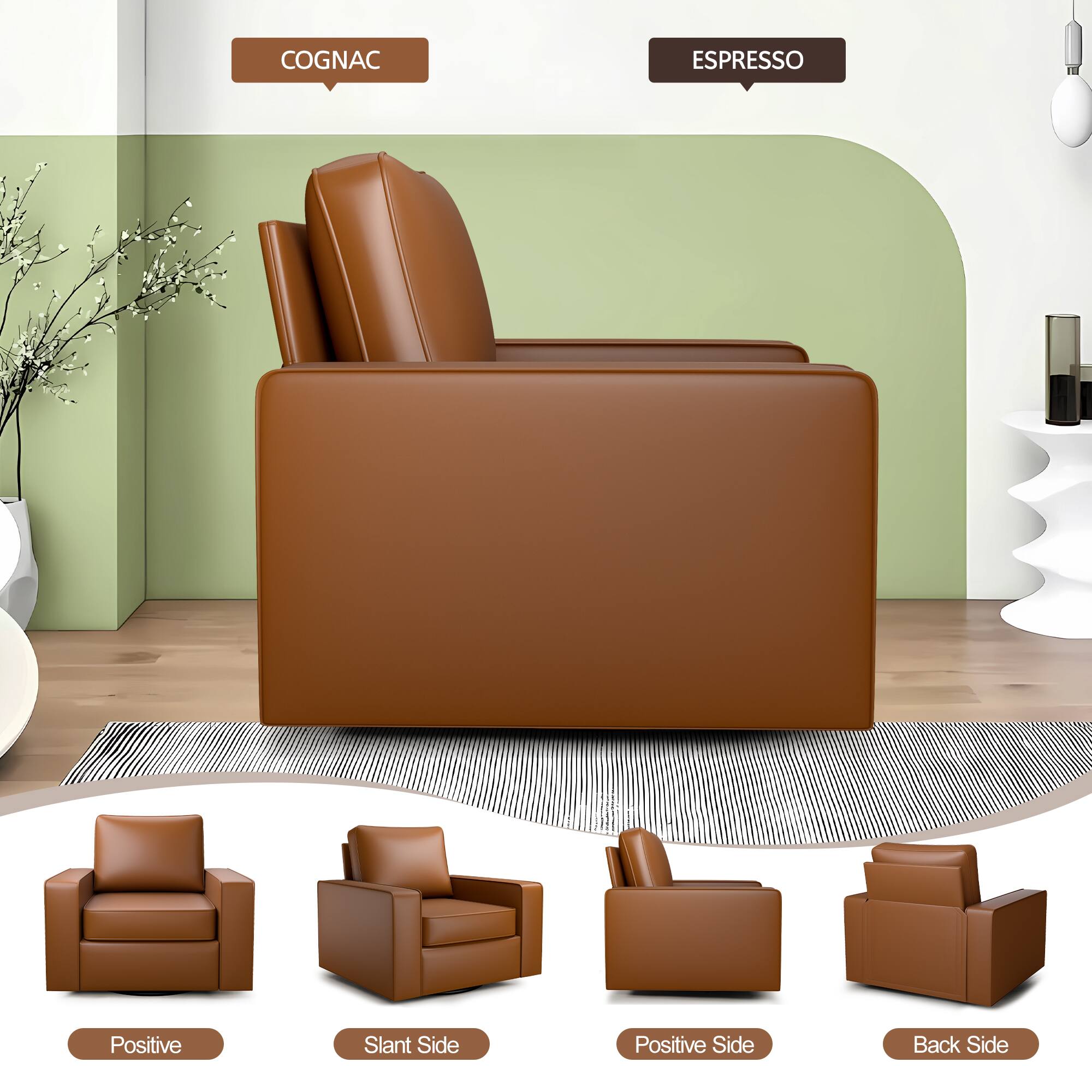 COGNAC ESPRESSO

Positive Slant Side Positive Side Back Side