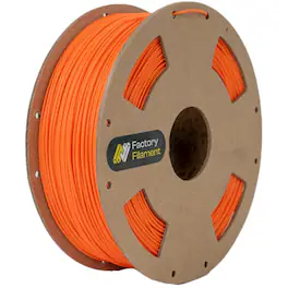Factory Filament - 1.75mm PLA 3D Printer Filament, 1 KG Spool, Dimensional Accuracy +/- 0.02 mm, 3D Printing Filament - Orange