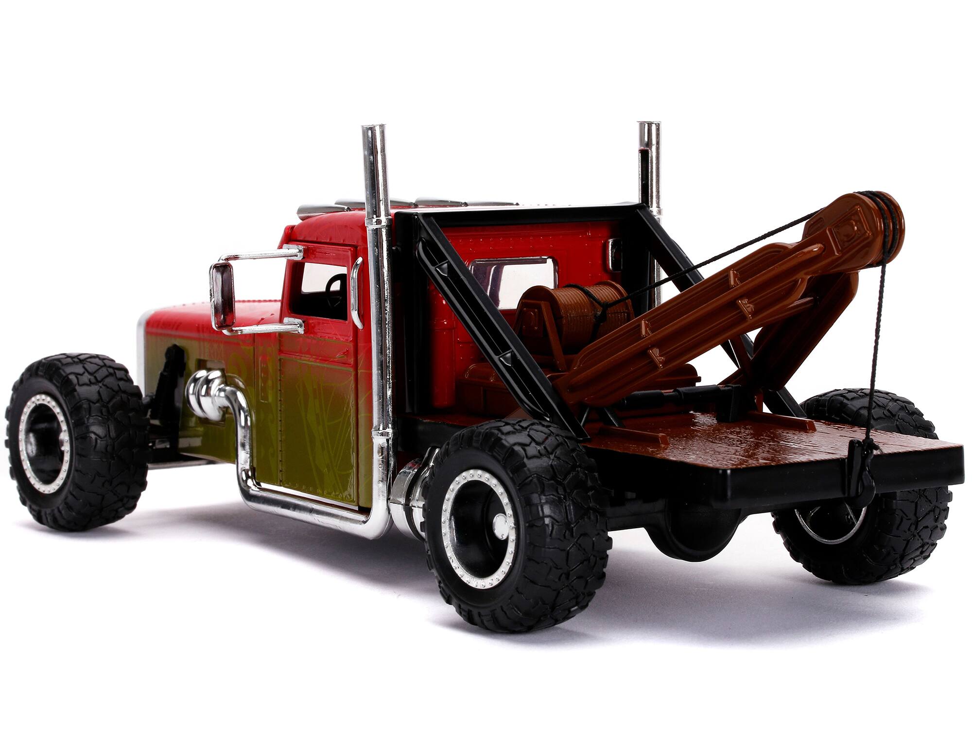Alt View 3. Jada Toys - Fast & Furious: Hobbs & Shaw - 1:24 Hobb's Custom Peterbilt Die-Cast Car   - COLLECTIBLES - Multicolor.