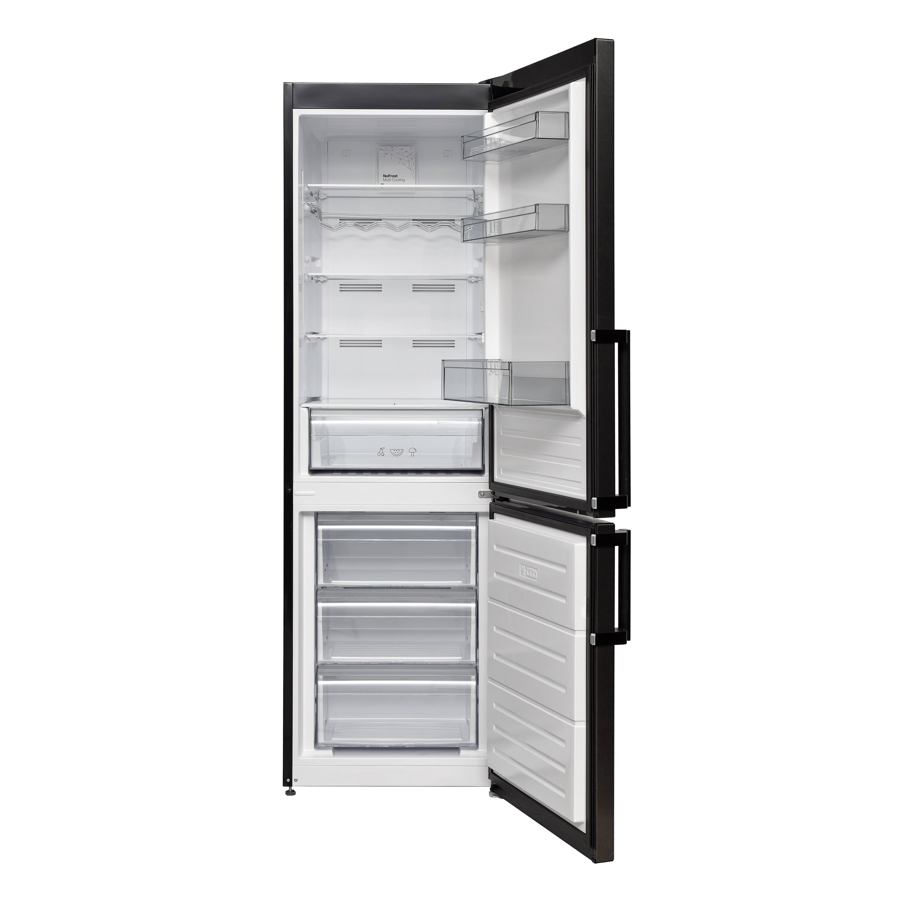 Angle. Conserv - Conserv 12 Cu. Ft. Garage Ready Bottom-Freezer Refrigerator No Frost Wine Rack ENERGY STAR 110 V - Titanium.