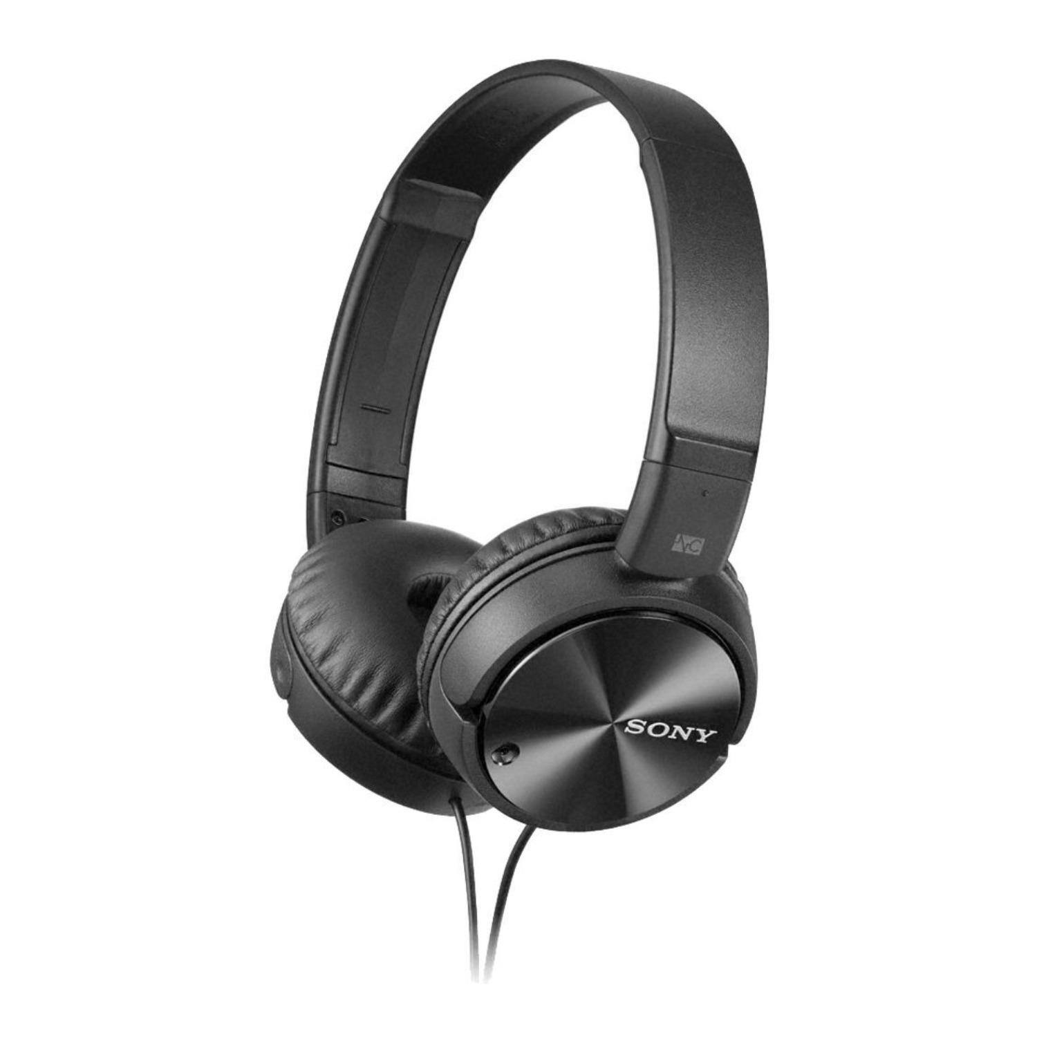 Sony MDR ZX110NC Noise Cancelling On Ear Headphones (Black