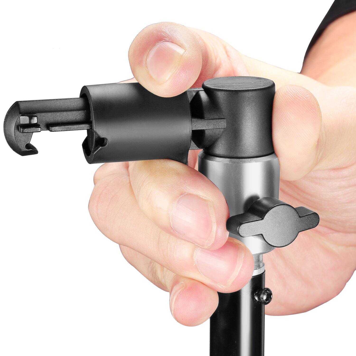 Alt View 1. Neewer - Reflector Clamp 3-Pack, 5/8" Stud, Aluminum.