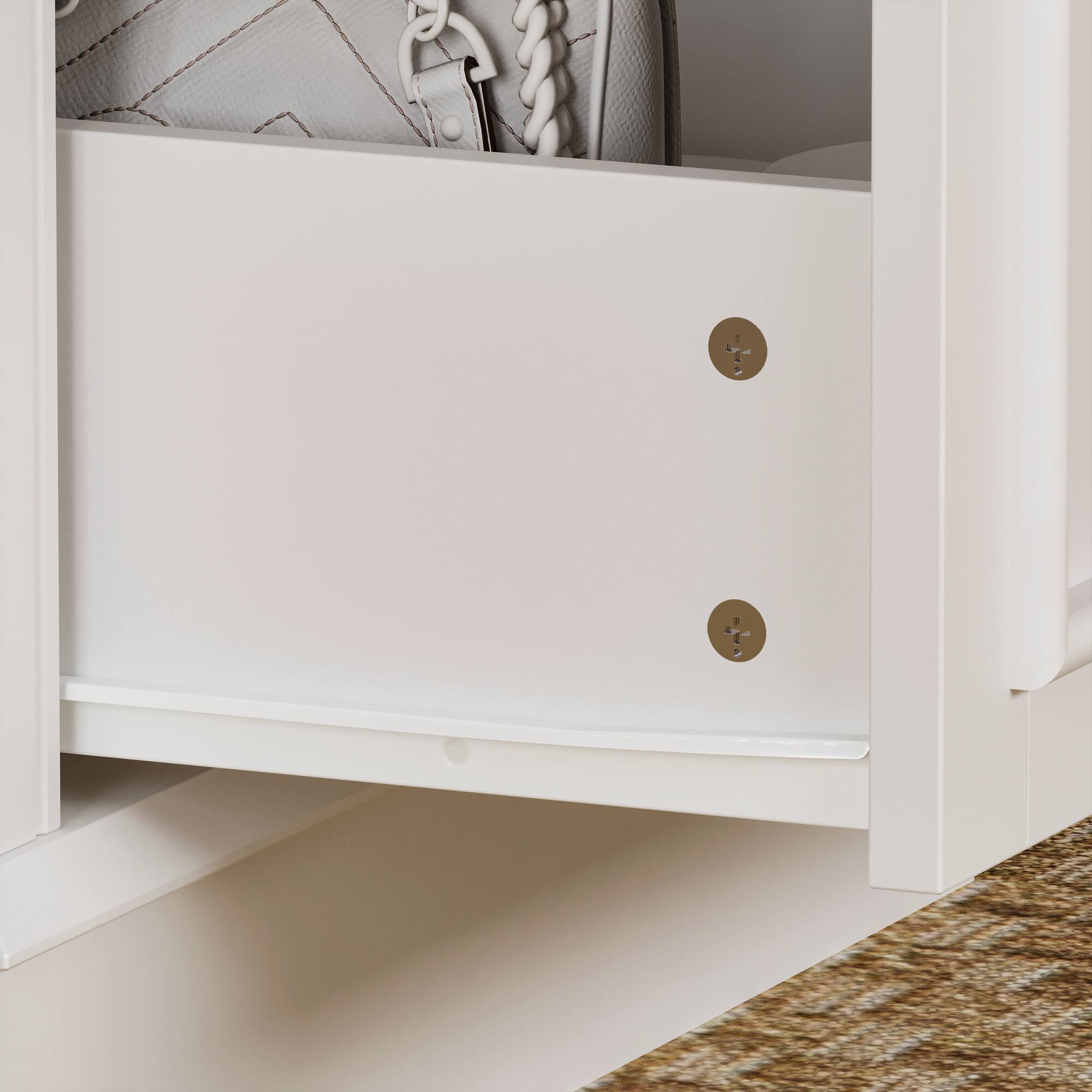 Alt View 4. Famapy - Famapy Corner Desk: Multifunctional, Organized & Tech - Friendly Workspace - White.