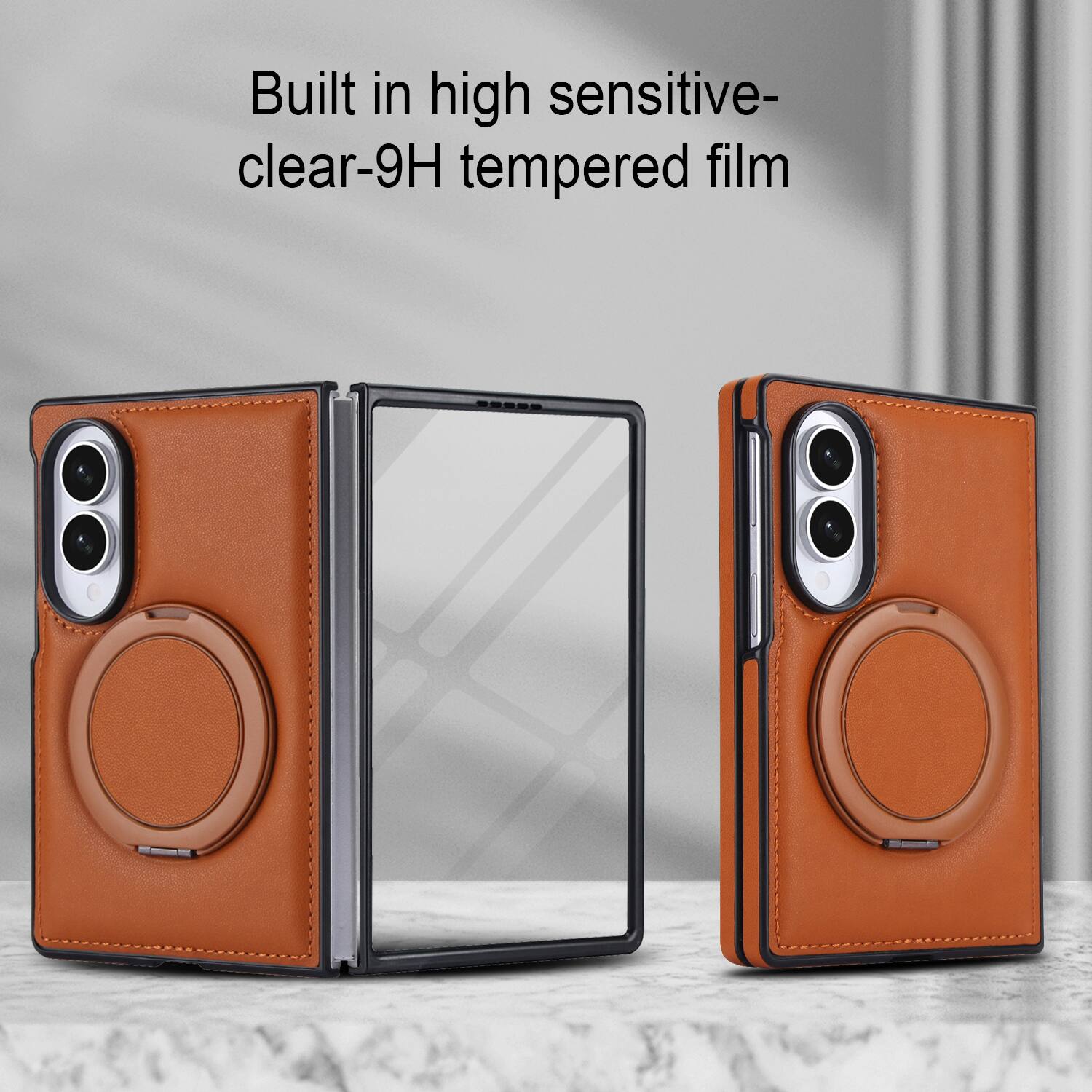 Built in high sensitive- clear-9H tempered film