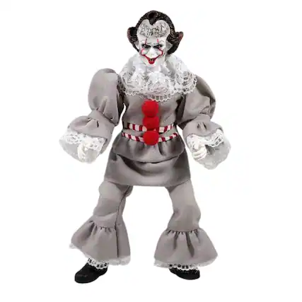 Front. Mego - Mego IT (2017) Pennywise 8 Inch Action Figure - Red.