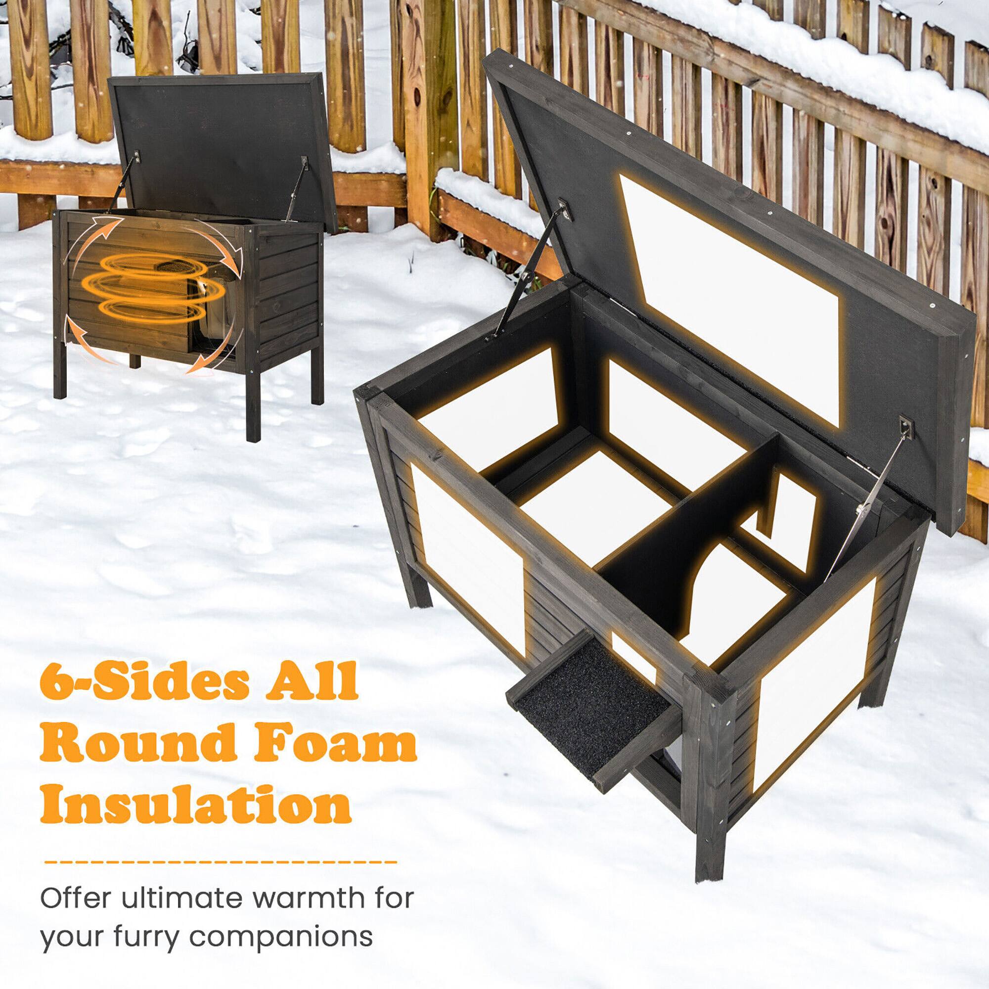 6-Sides All Round Foam Insulation  
Offer ultimate warmth for your furry companions