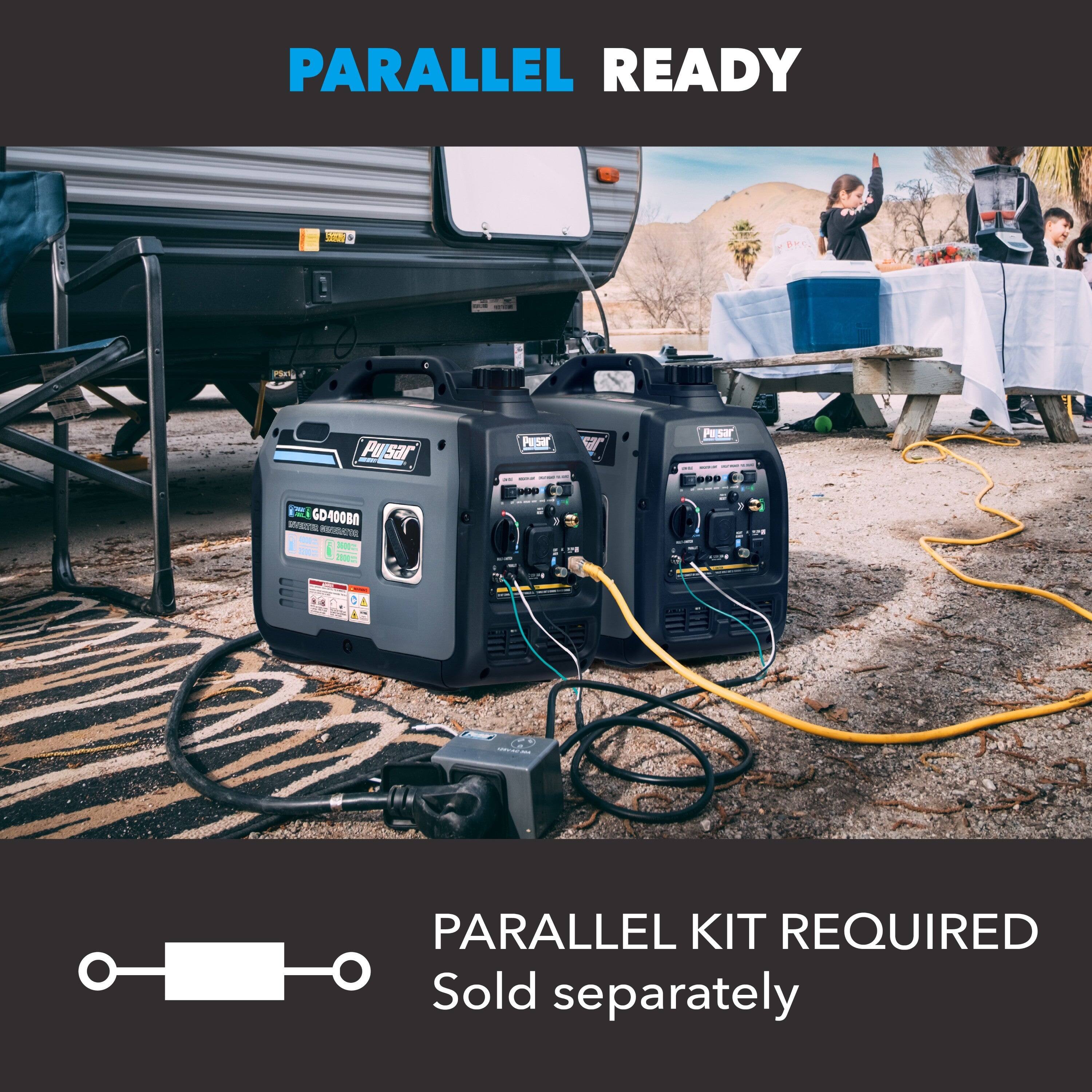PARALLEL READY

PARALLEL KIT REQUIRED
Sold separately